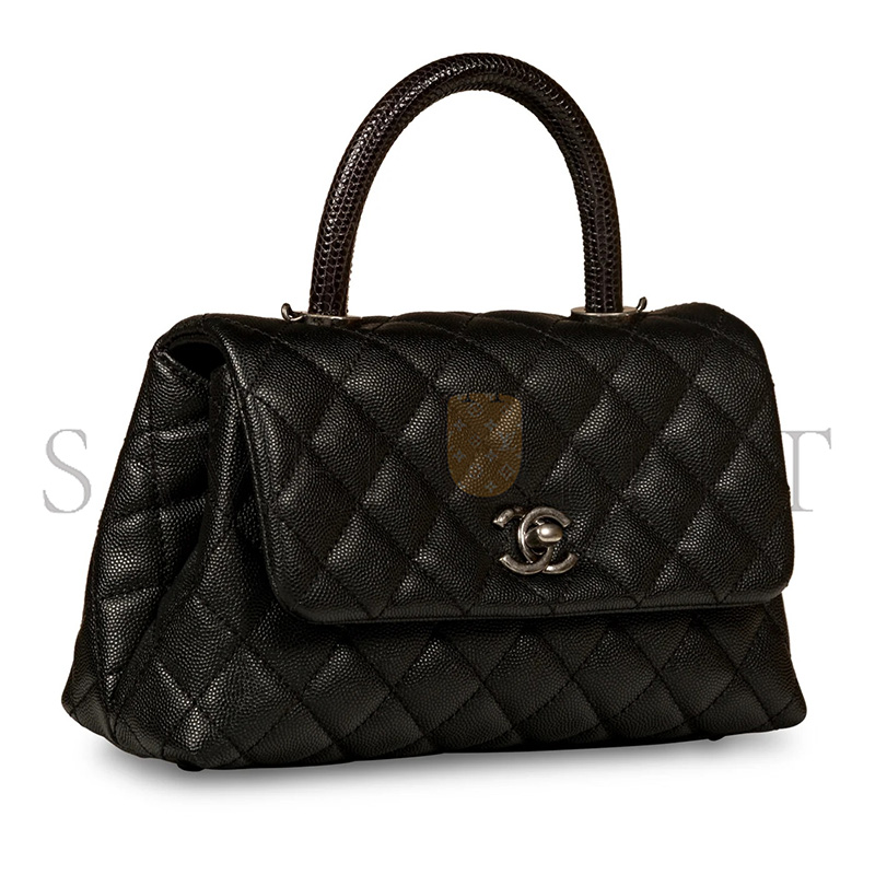 CHANEL MASTER COCO HANDLE SMALL LIZARD HANDLE A92990 (24*14*10cm)